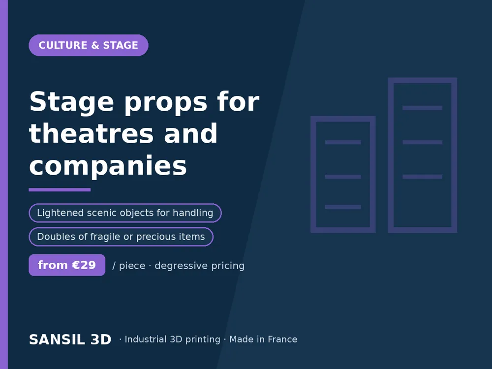 Stage props for theatres and companies