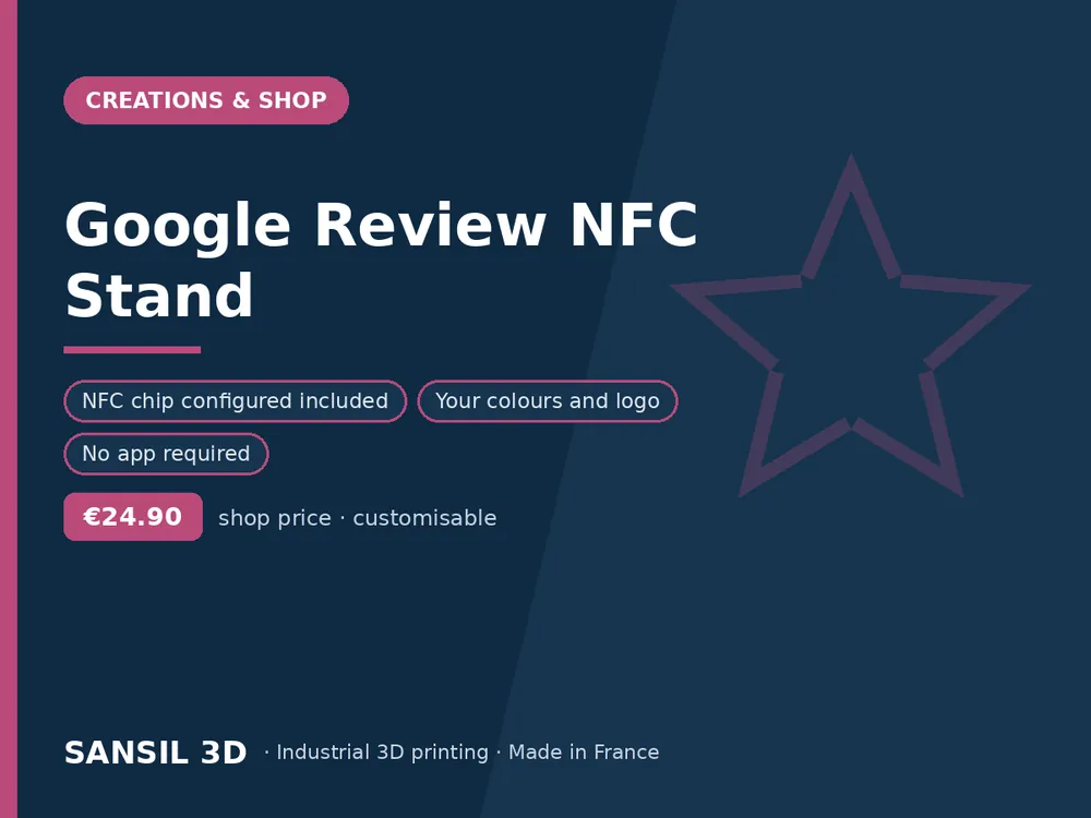 Google Review NFC Stand
