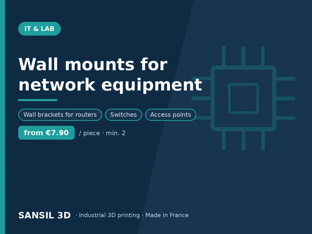 Wall mounts for network equipment