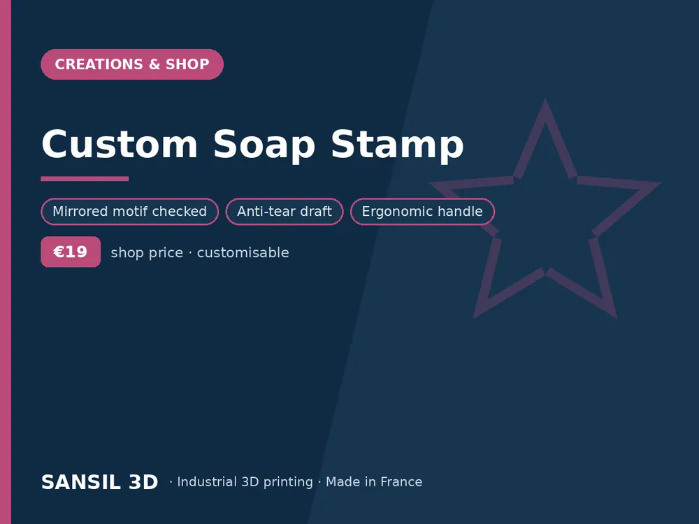 Custom Soap Stamp