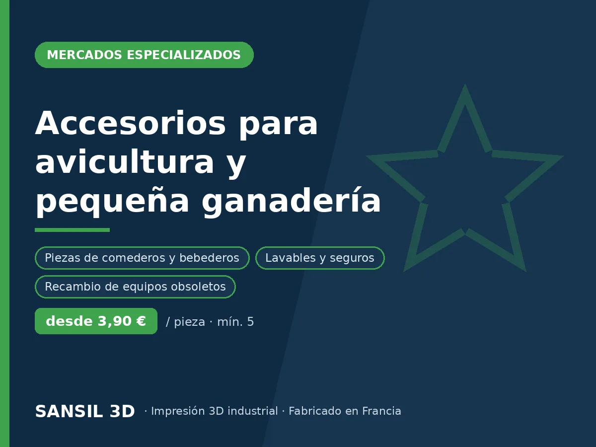 Accesorios de cría y corral