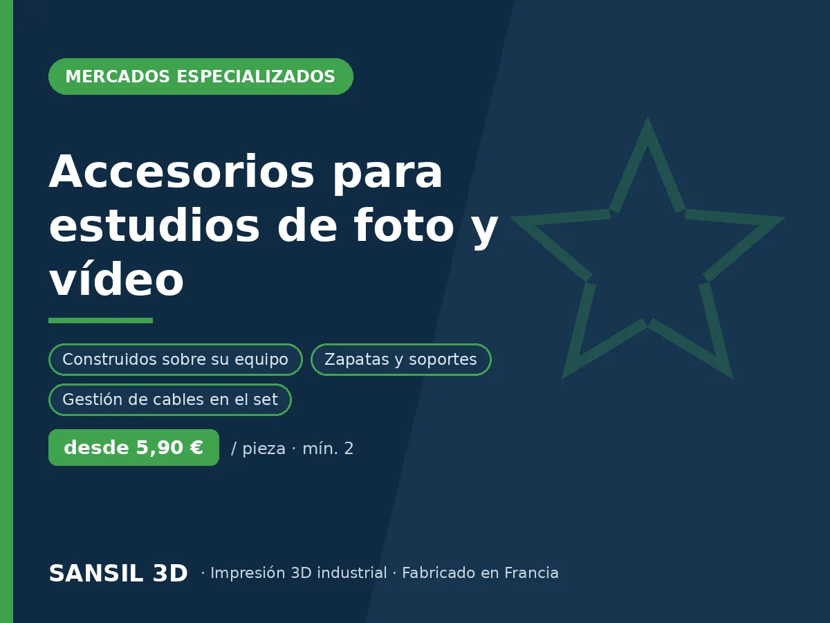 Accesorios de estudio de foto y vídeo