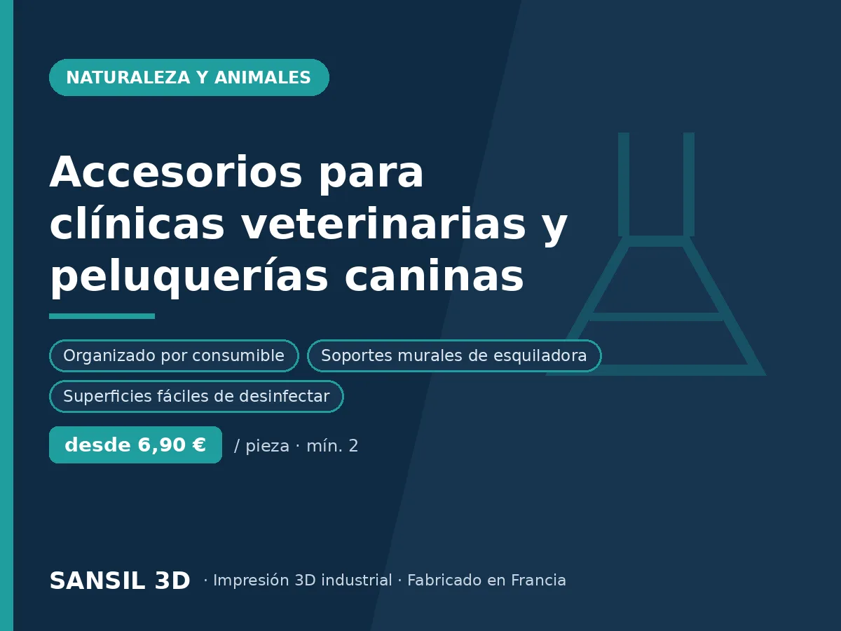 Accesorios para clínicas veterinarias y peluquerías caninas