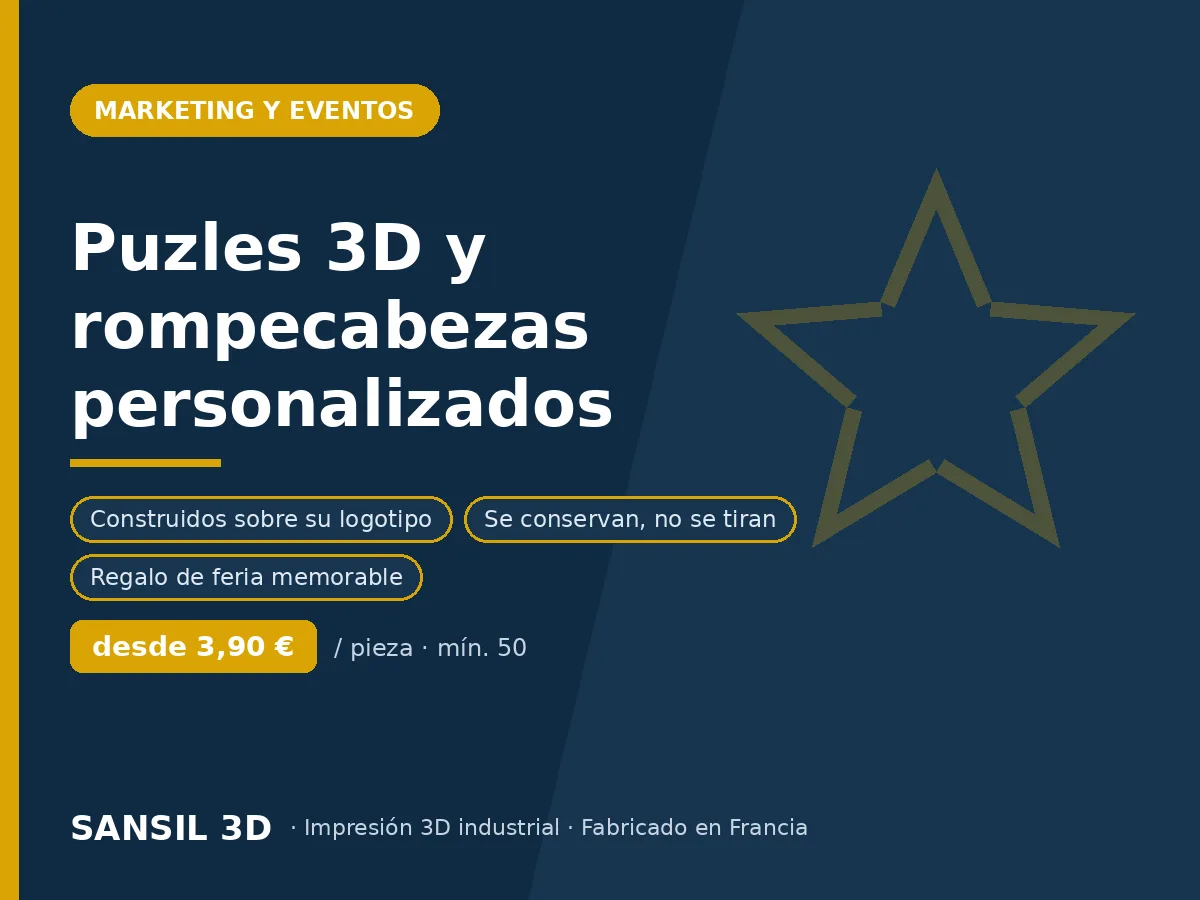 Rompecabezas y puzles 3D personalizados