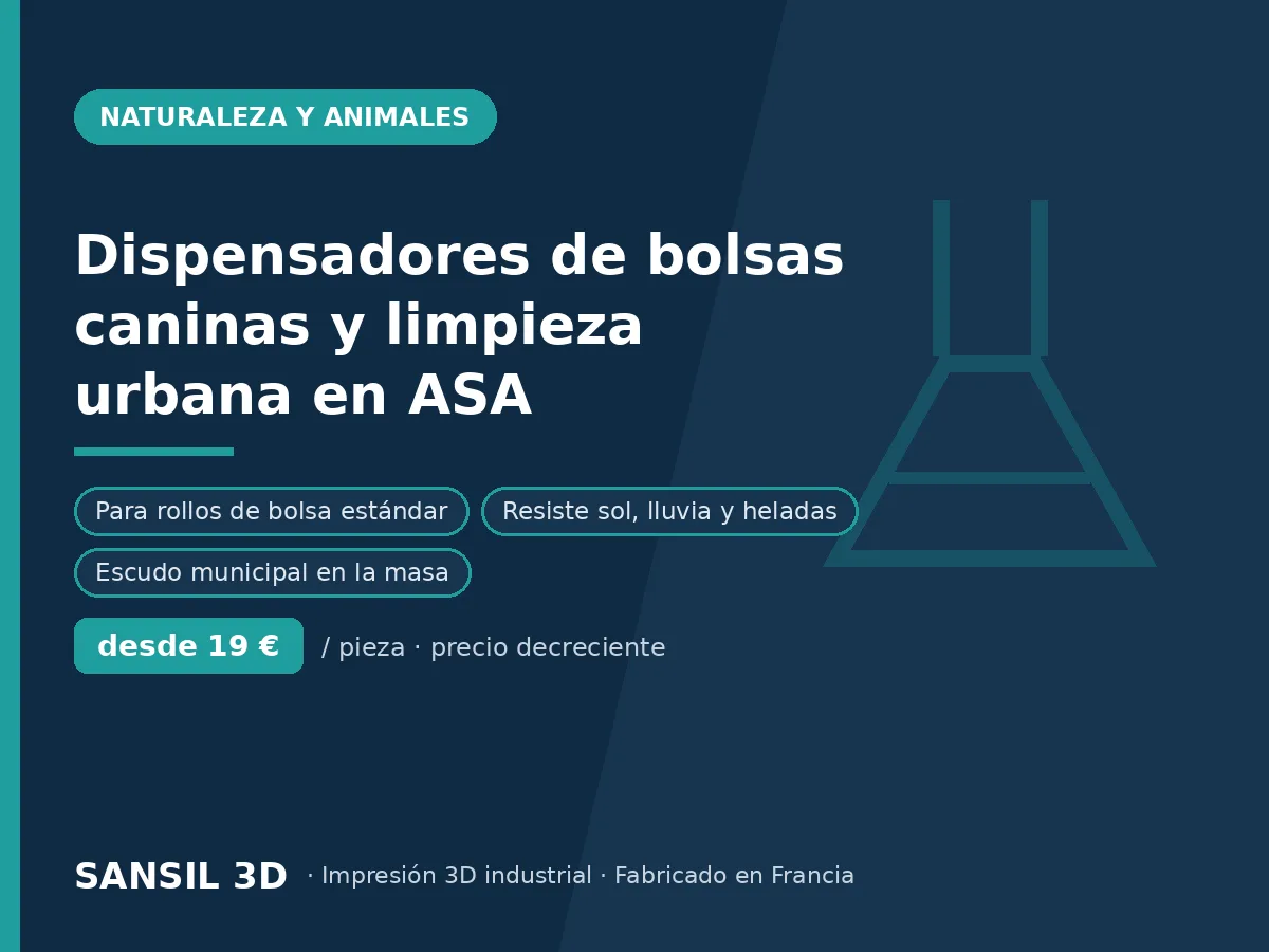 Dispensadores de bolsas caninas y limpieza urbana en ASA
