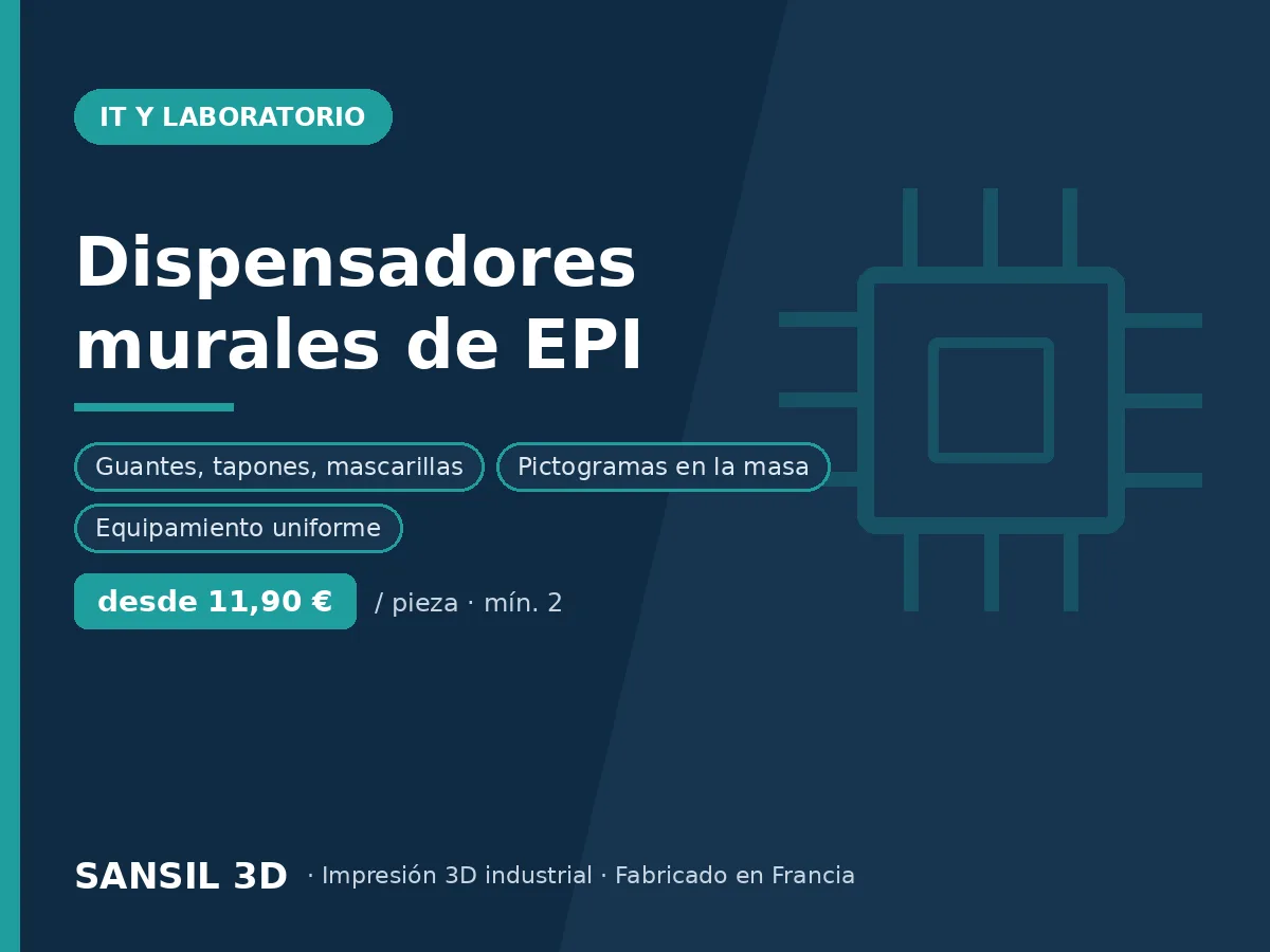 Dispensadores murales de EPI