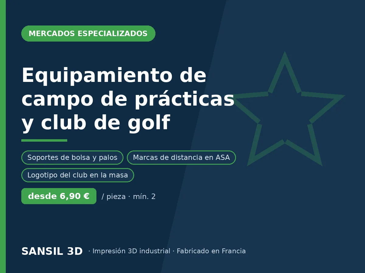 Equipamiento de campo de prácticas y club house para campos de golf