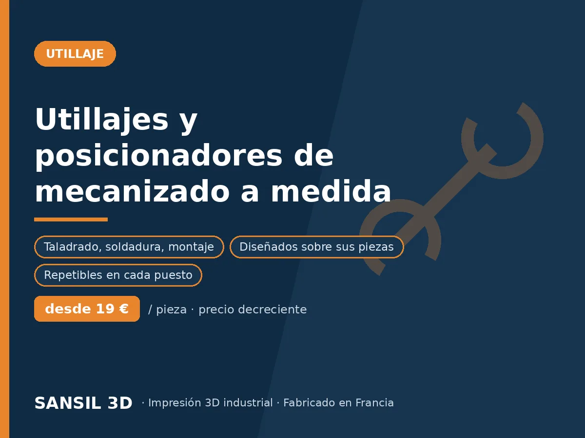 Plantillas de mecanizado y utillajes a medida (jigs & fixtures)