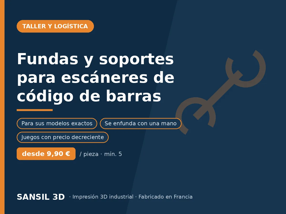Fundas y soportes para lectores de código de barras
