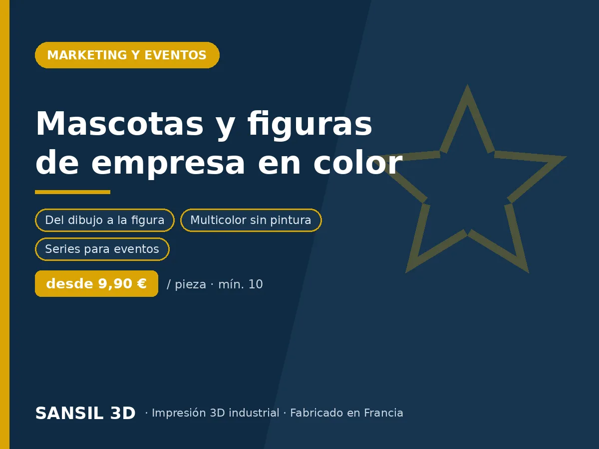 Mascotas y figuras corporativas en color