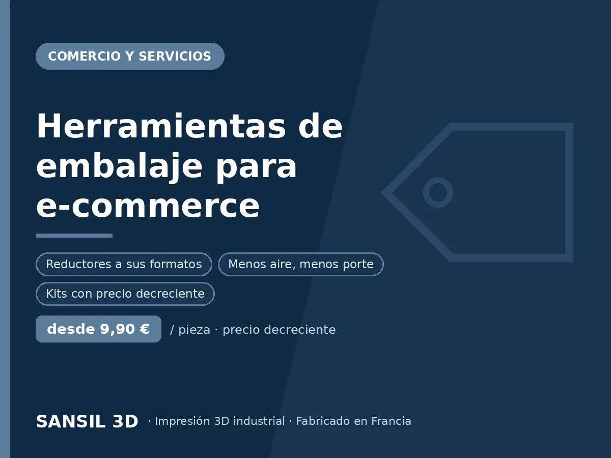 Herramientas de embalaje para e-commerce: reductores de caja y guías