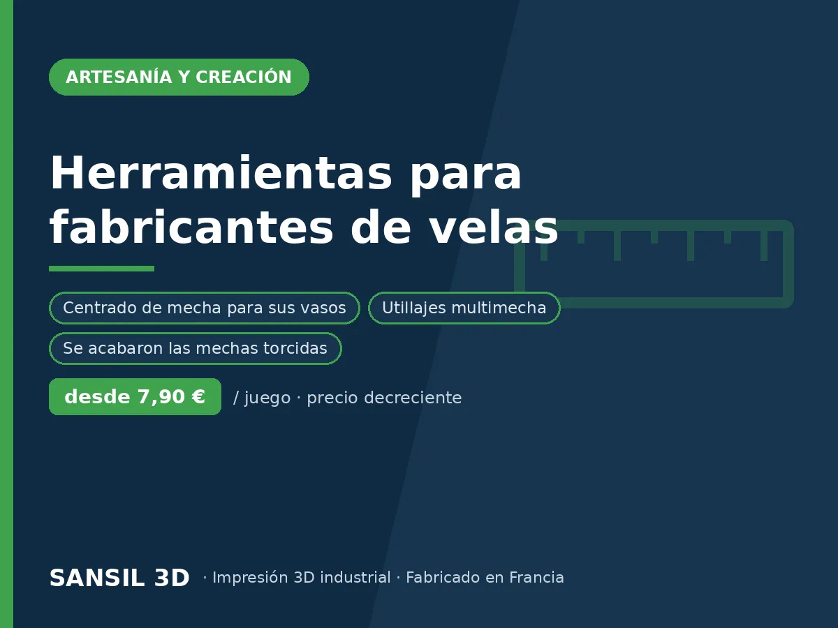 Herramientas para fabricantes de velas