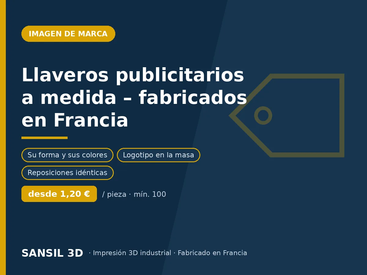 Llaveros publicitarios personalizados – fabricación francesa
