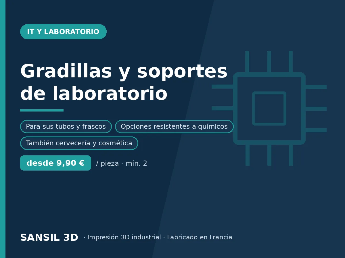 Gradillas y soportes de laboratorio