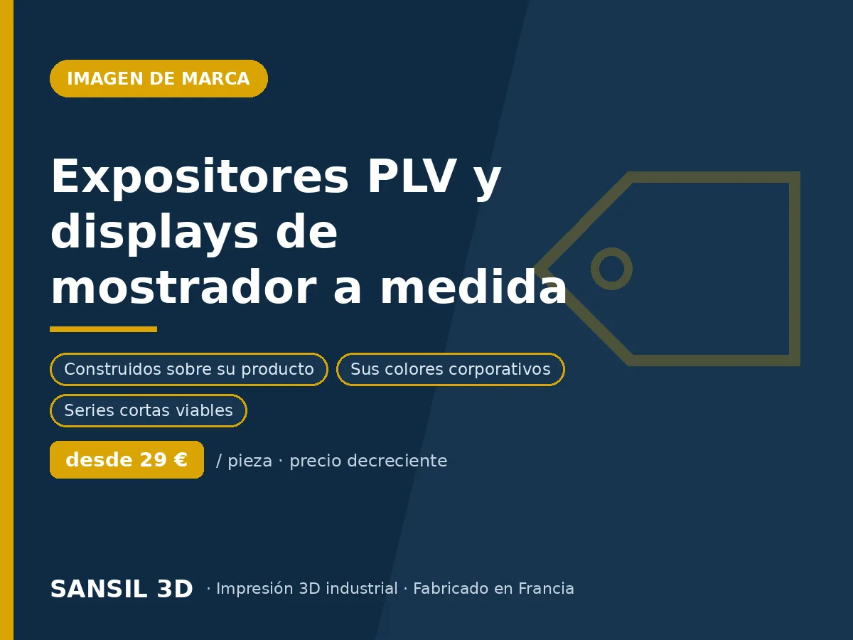 Expositores PLV y displays de mostrador a medida
