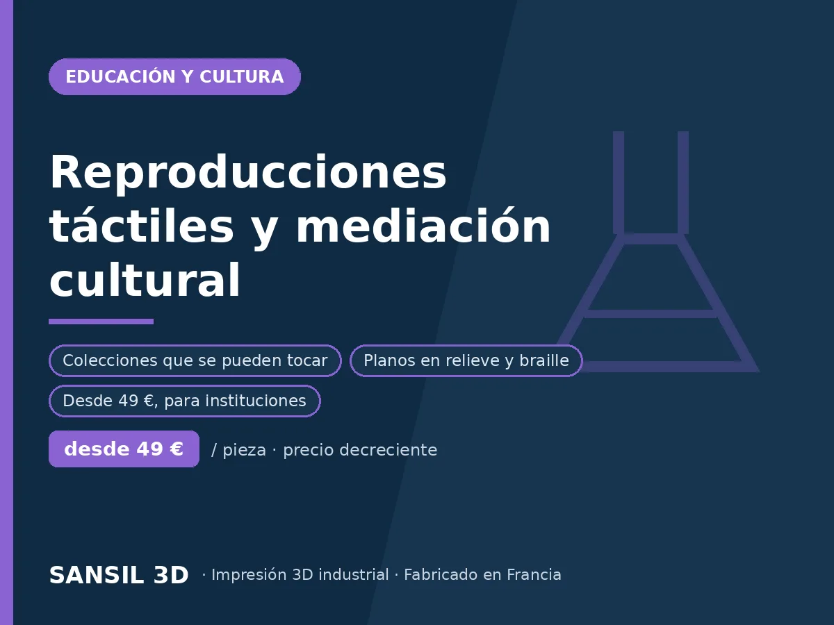 Reproducciones táctiles y mediación cultural