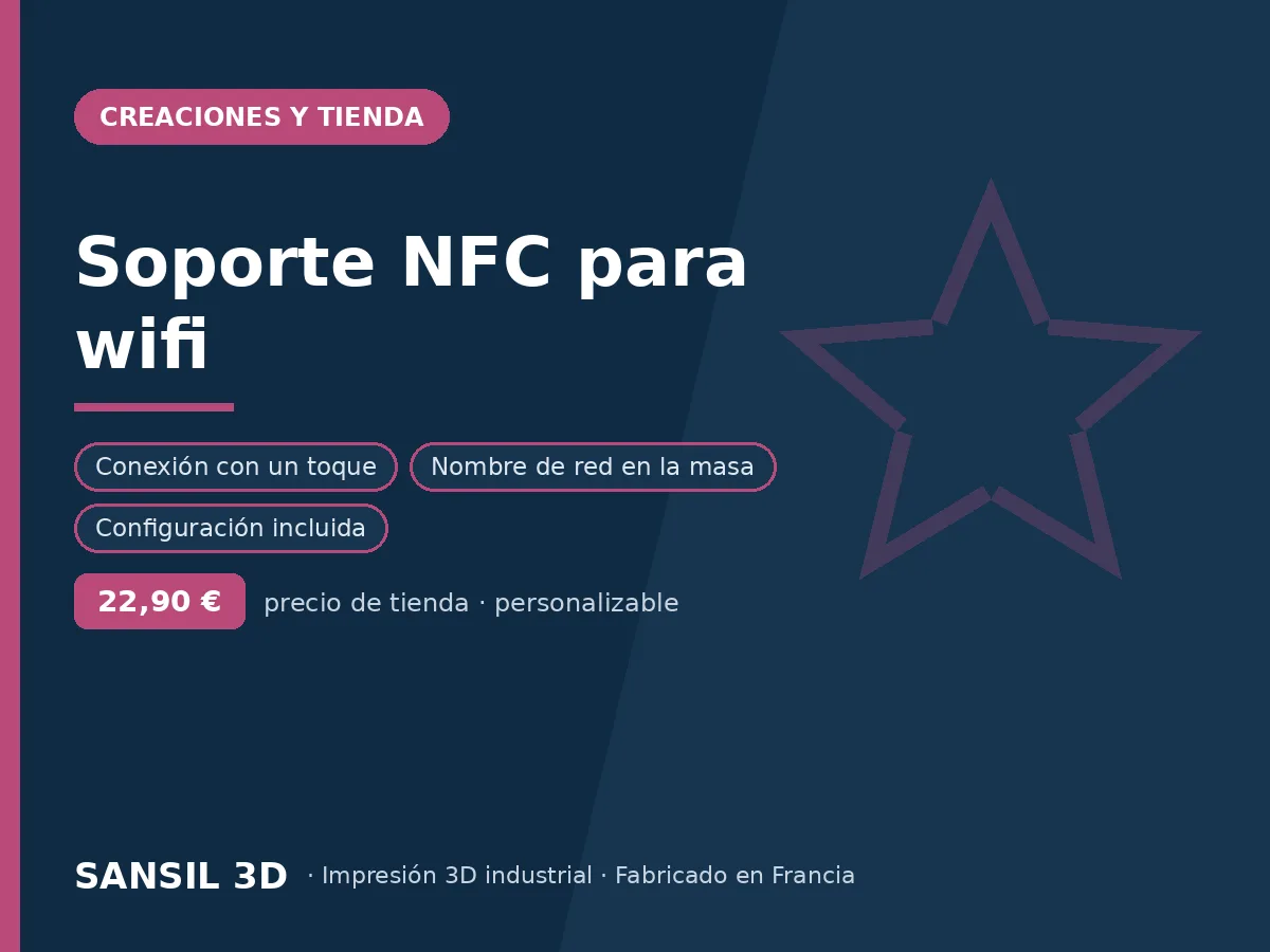 Soporte NFC para wifi