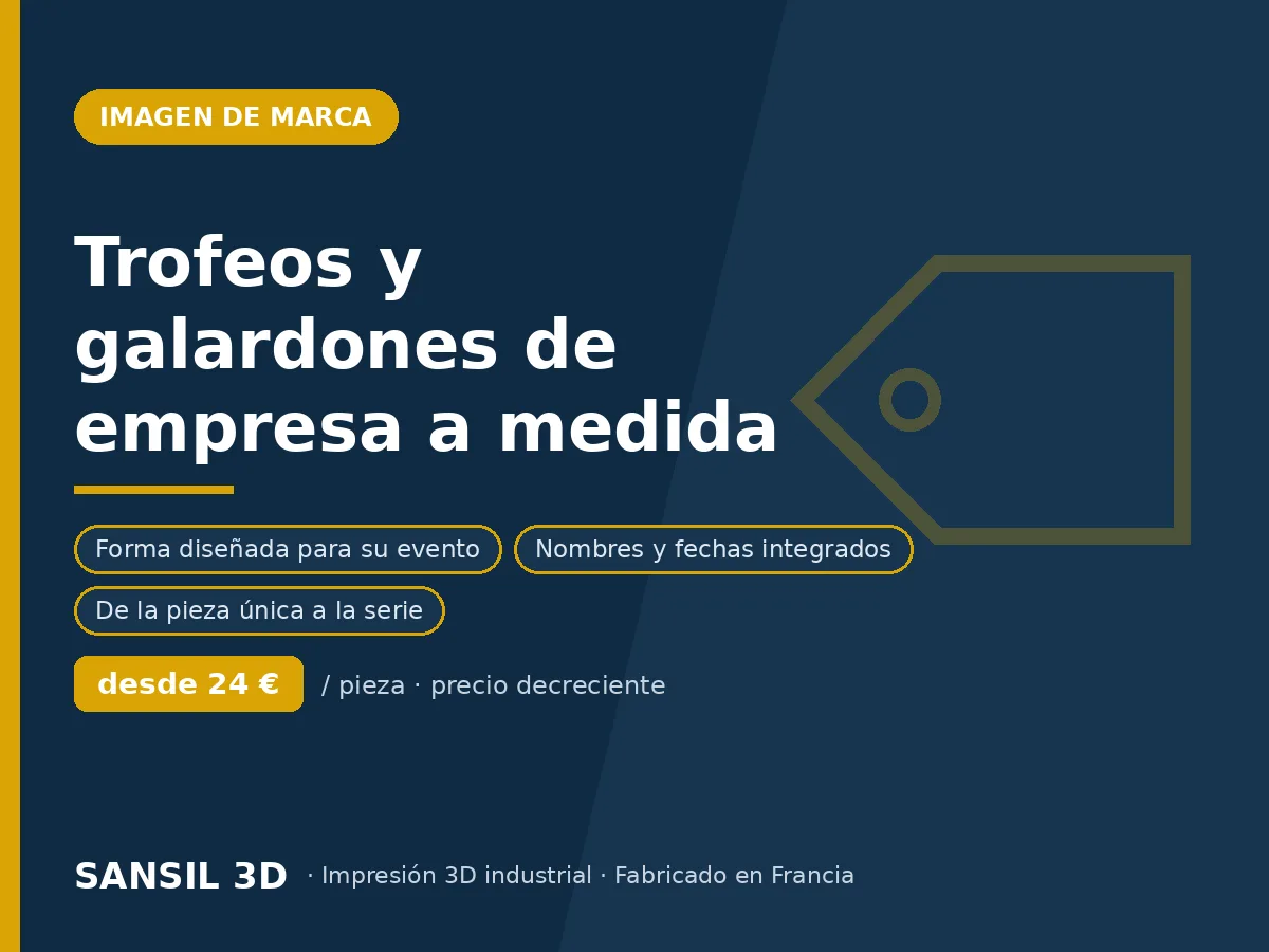 Trofeos y reconocimientos de empresa personalizados