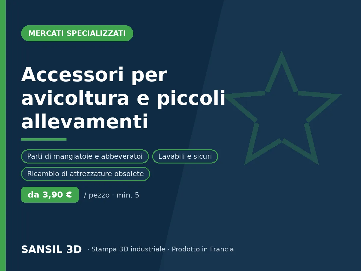 Accessori per allevamento e cortile