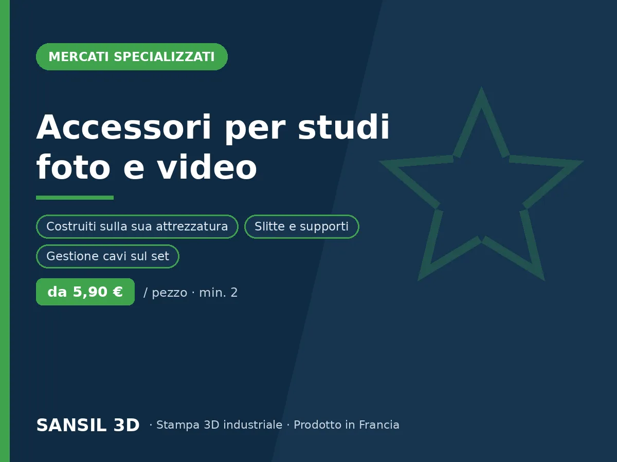Accessori per studio foto e video
