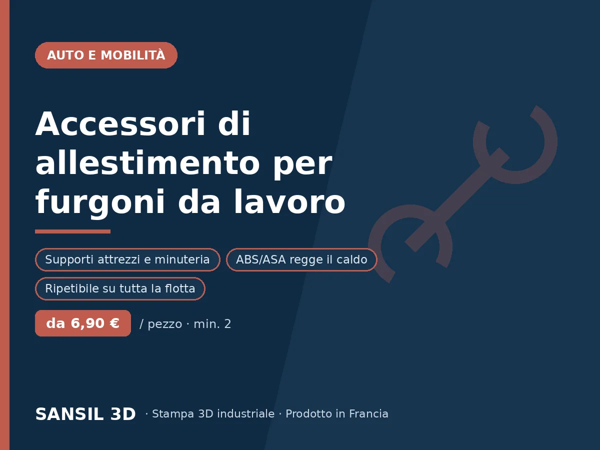 Allestimento di furgoni per artigiani
