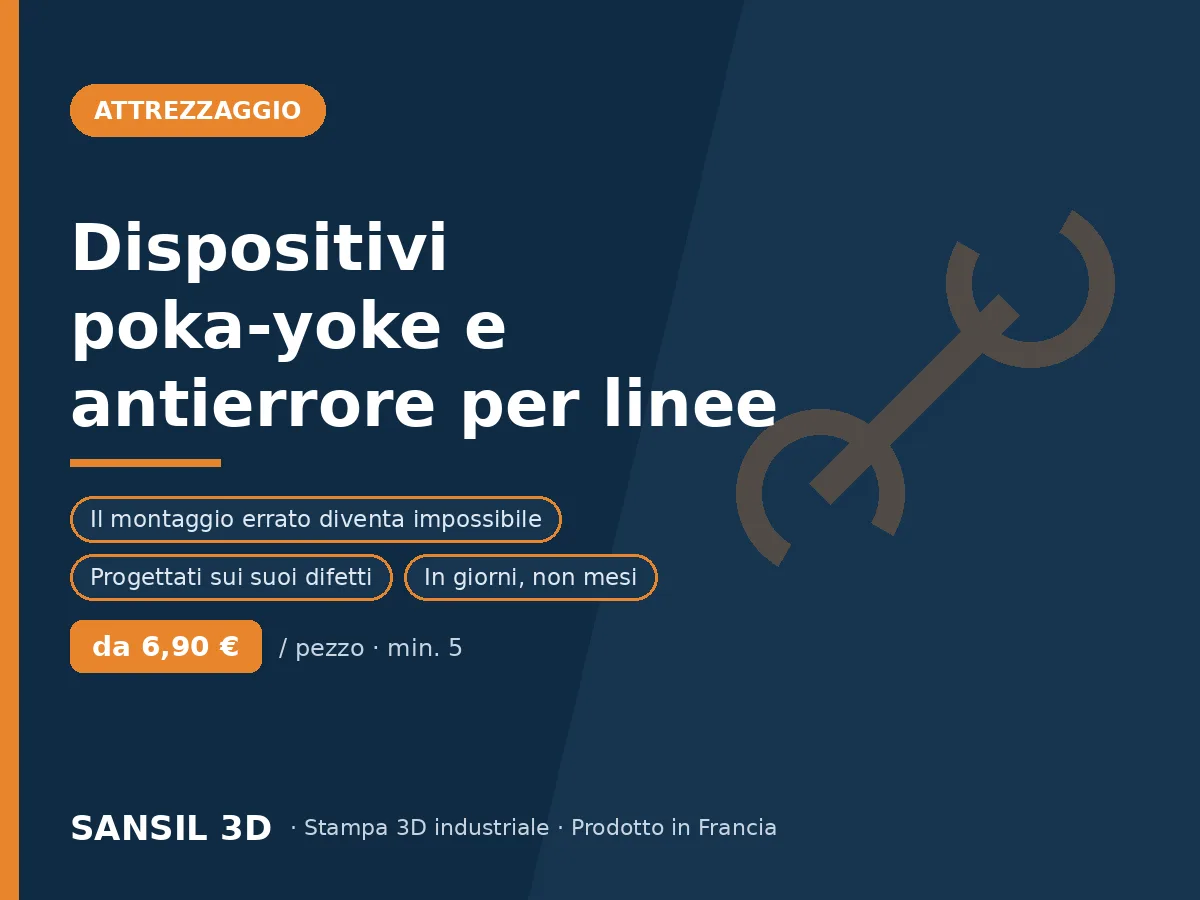 Dispositivi antierrore e poka-yoke per linee di produzione