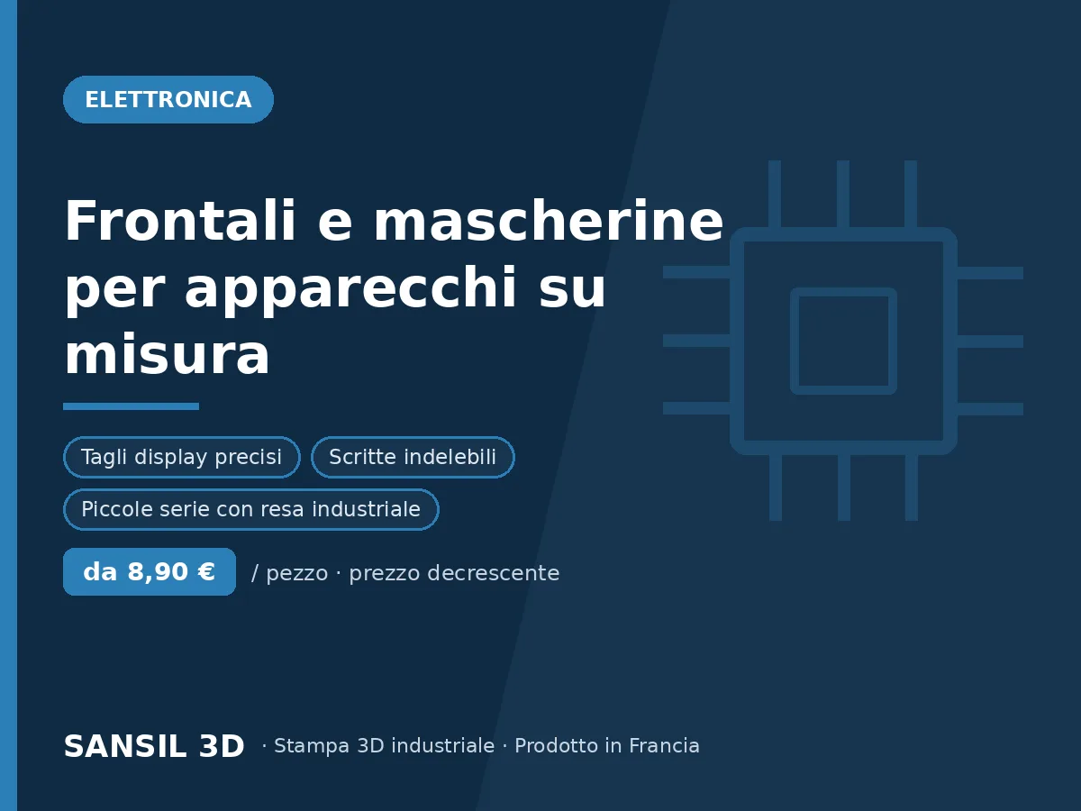 Frontali e mascherine per apparecchi personalizzati