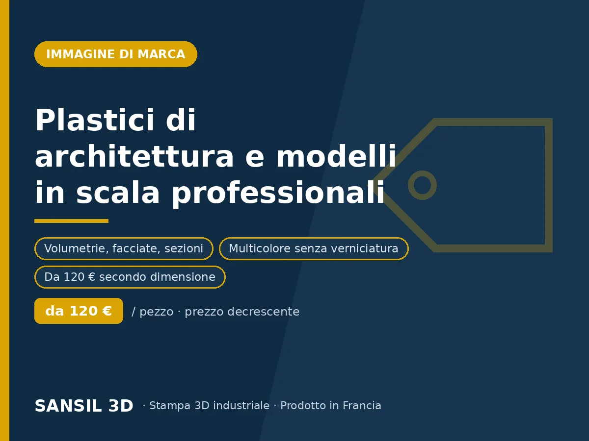 Plastici di architettura e modelli in scala professionali