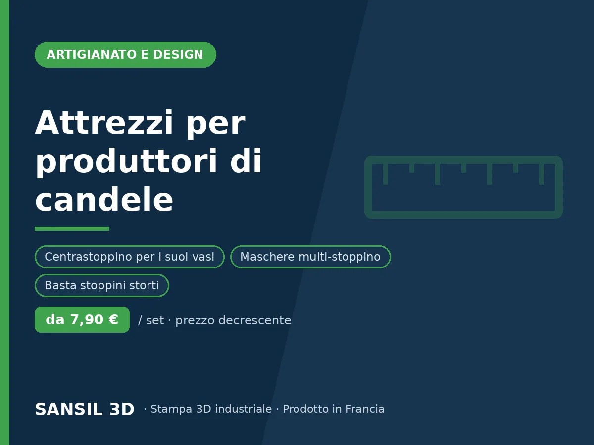 Utensili per produttori di candele