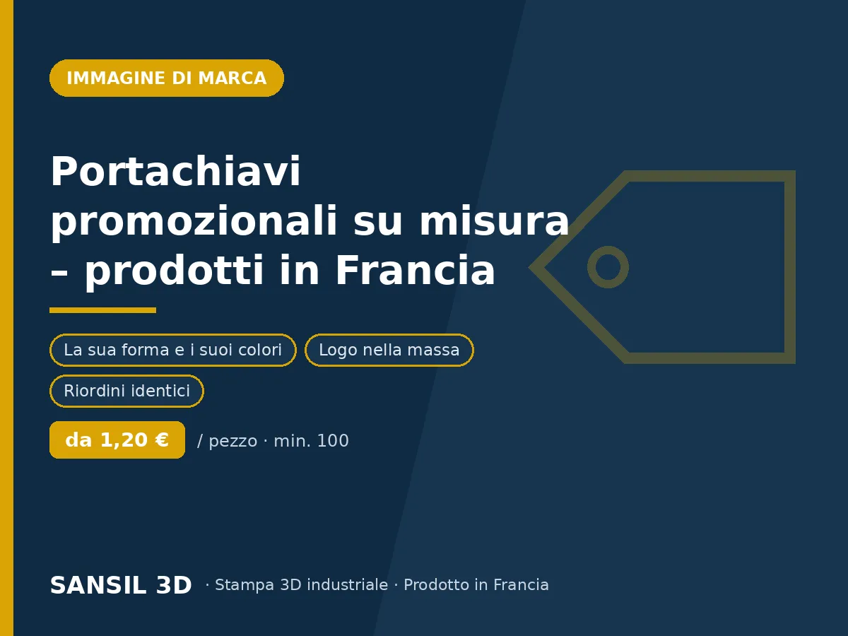 Portachiavi promozionali personalizzati – produzione francese