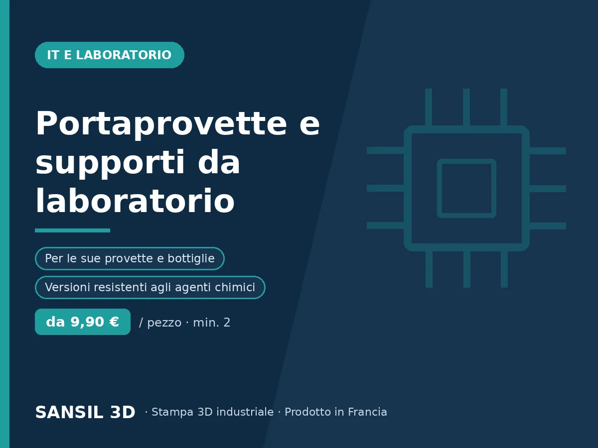 Portaprovette e supporti da laboratorio