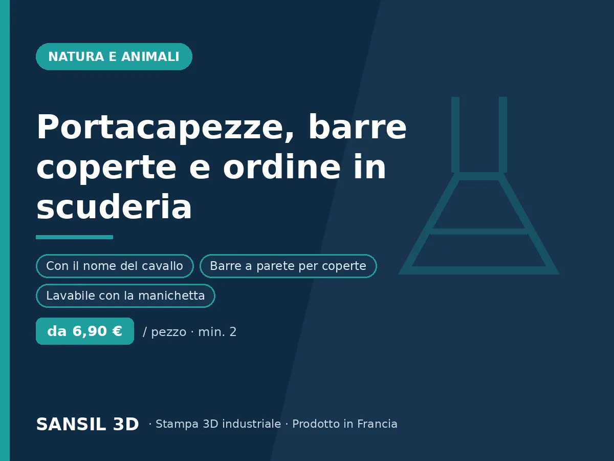 Portacapezze, portacoperte e organizzazione della scuderia