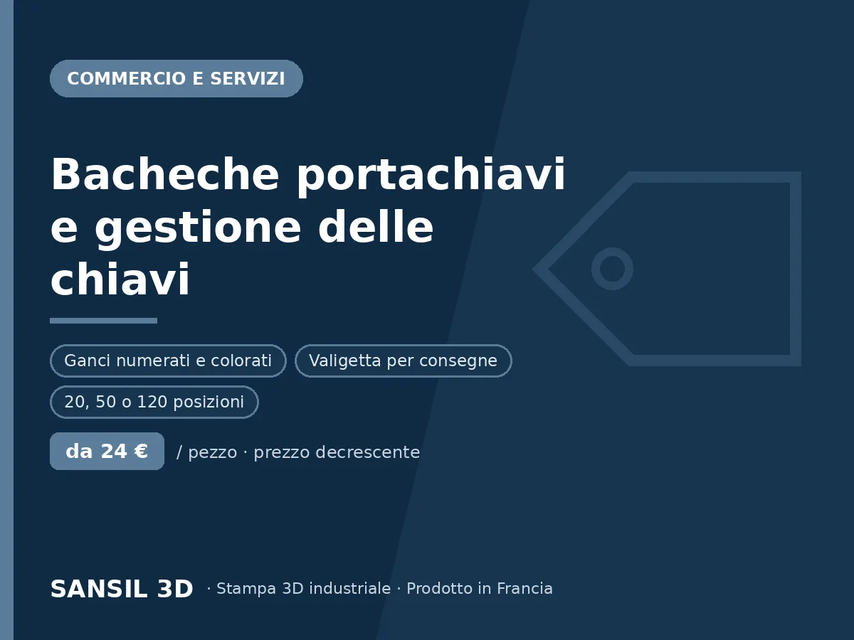 Bacheche portachiavi e soluzioni di gestione delle chiavi