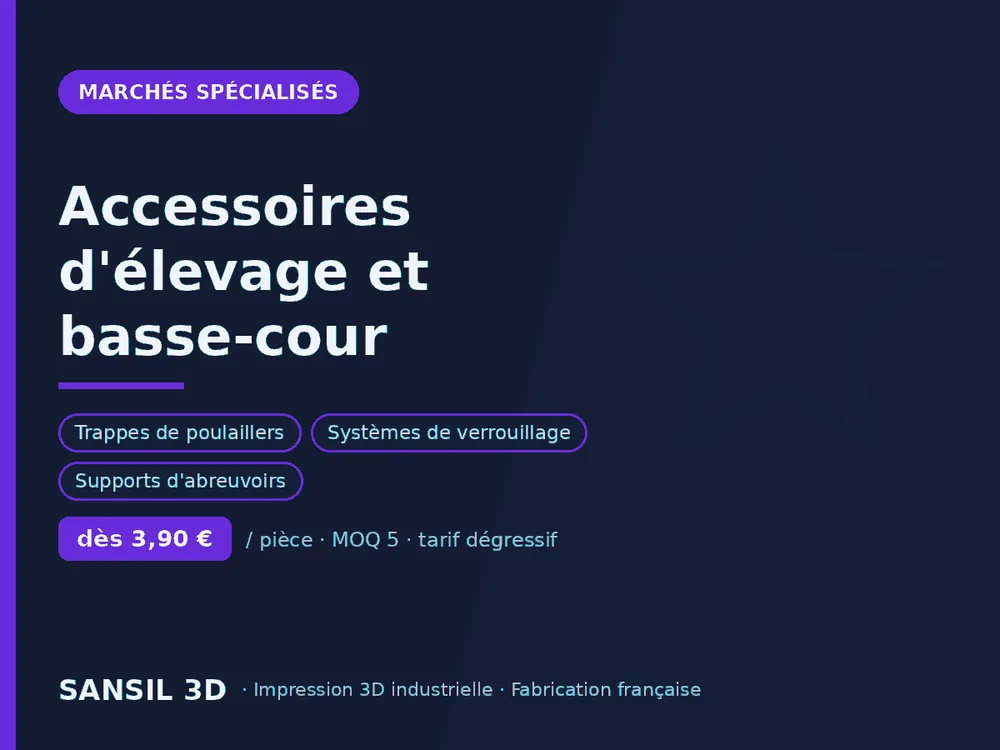 Accessoires d'élevage et basse-cour