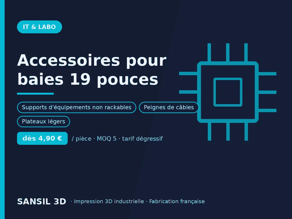 Accessoires pour baies 19 pouces