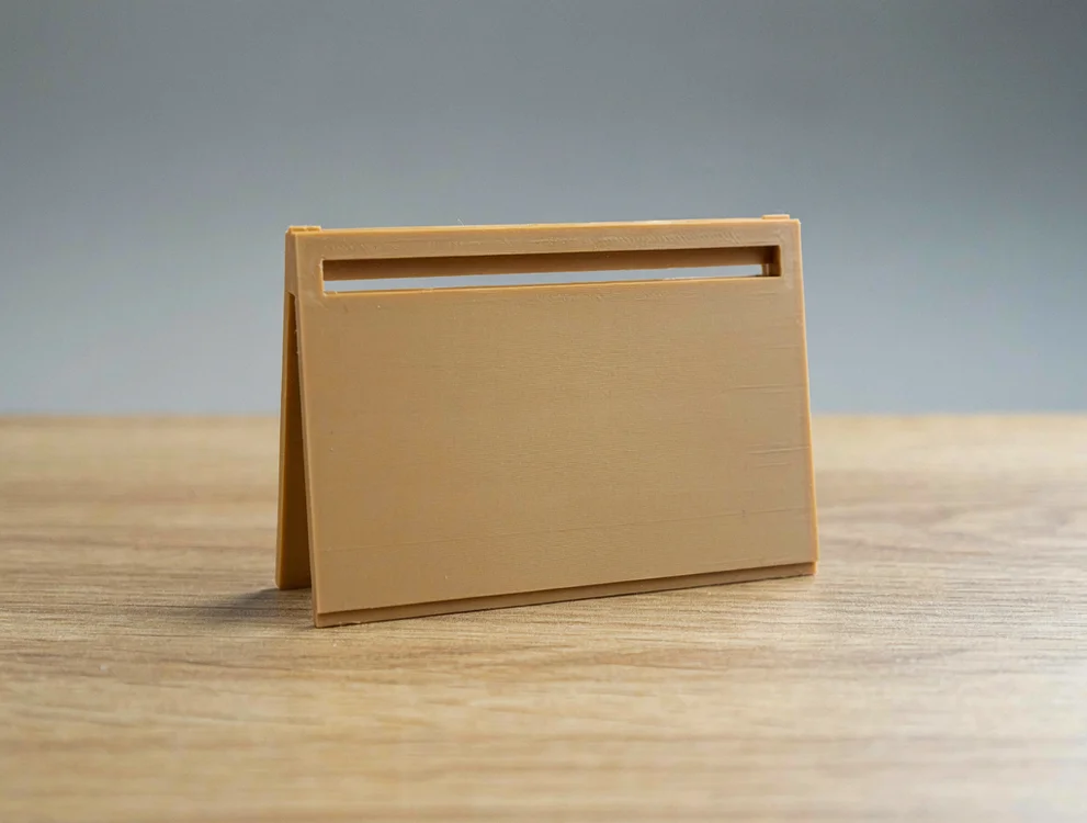 Chevalet de table à fente porte-carte