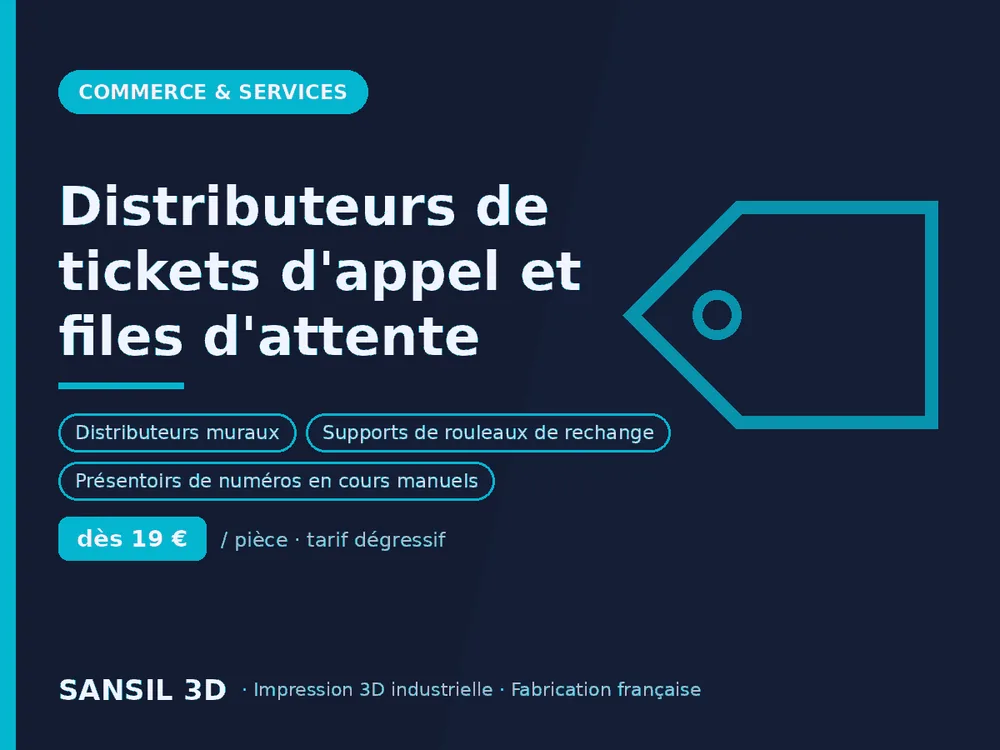 Distributeurs de tickets d'appel et files d'attente
