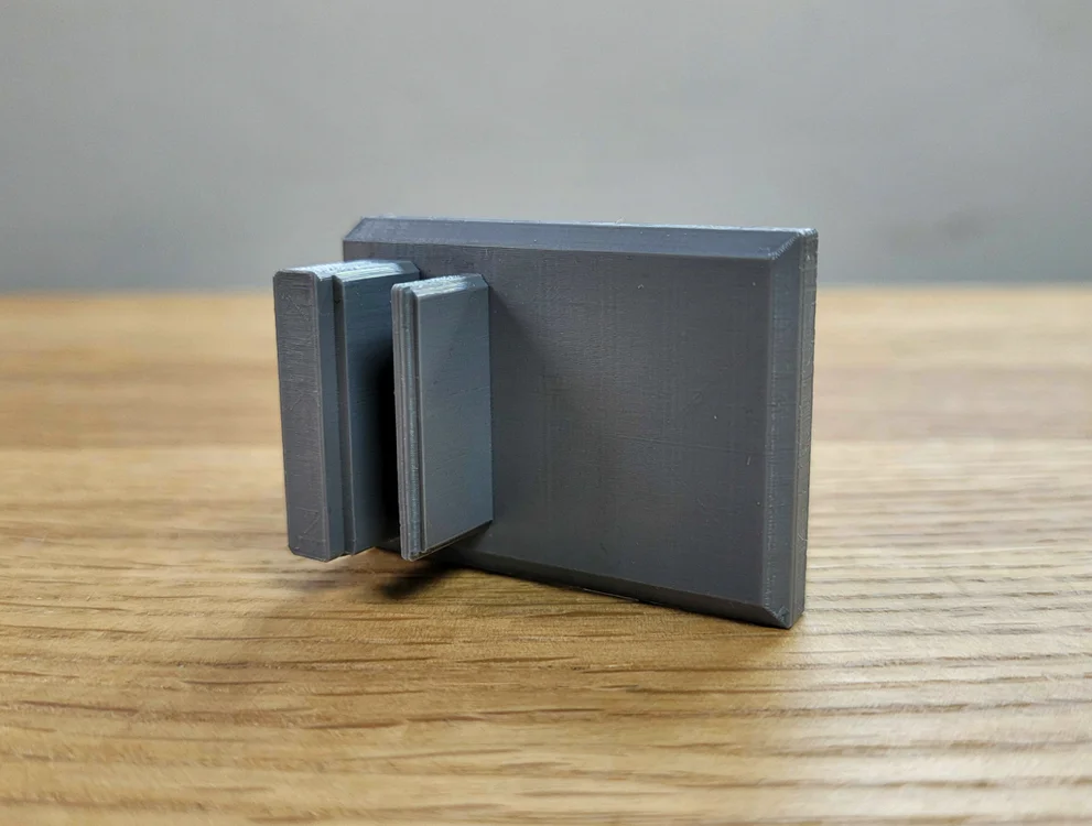 Embout de profilé rectangulaire 45 x 25 mm