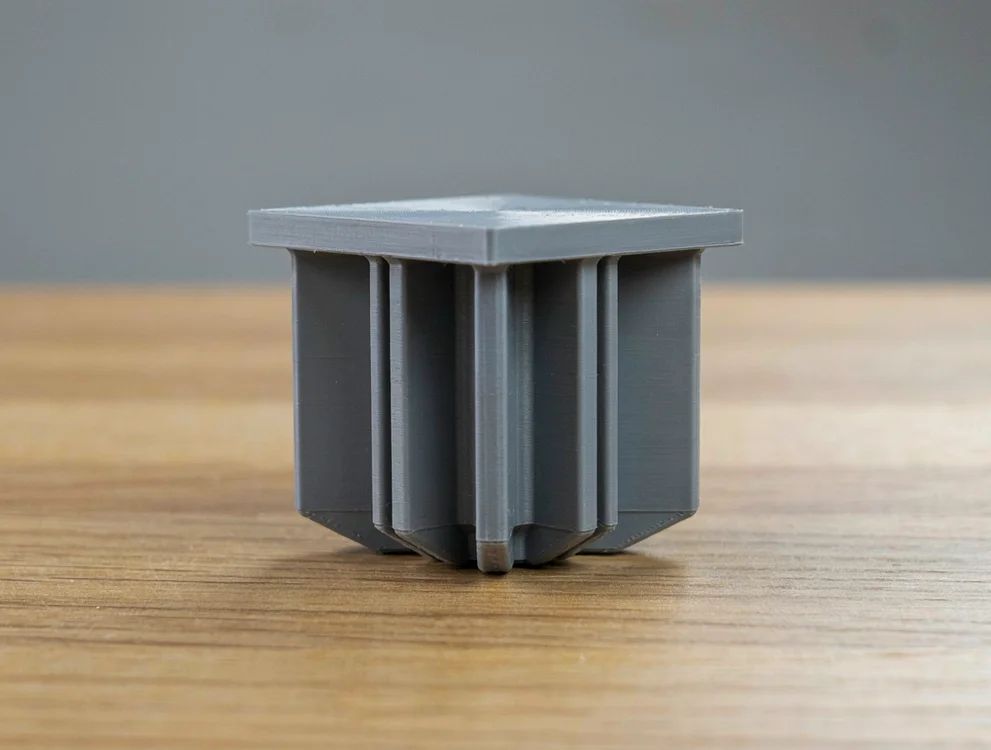 Embout de tube rectangulaire 45 x 25 mm