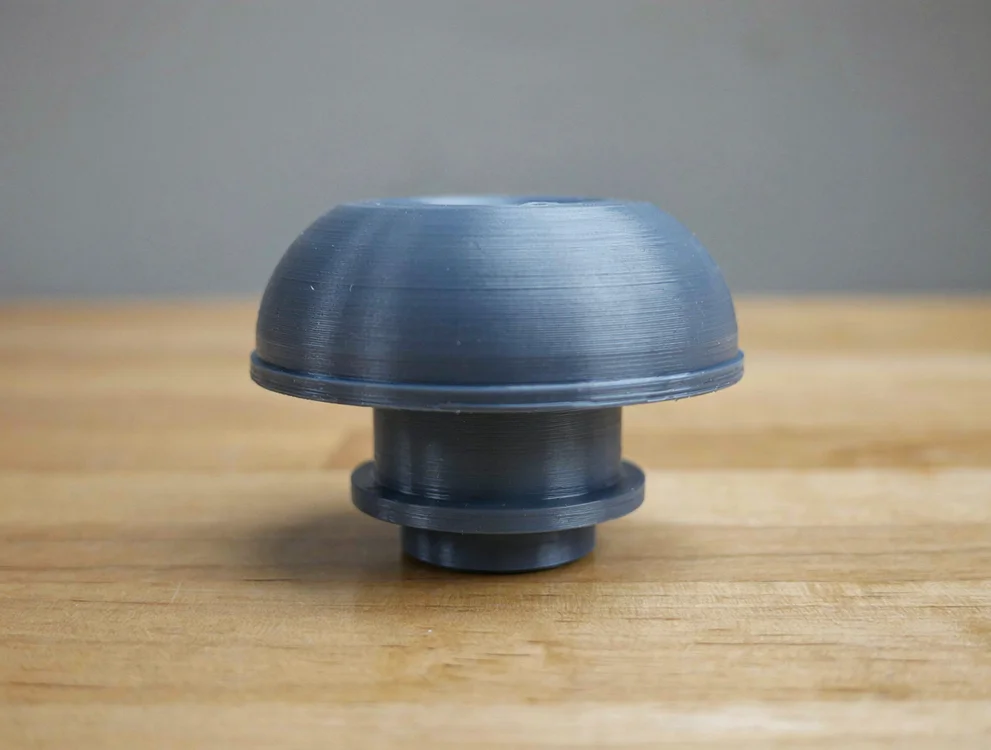 Round tube end cap 34 mm diameter