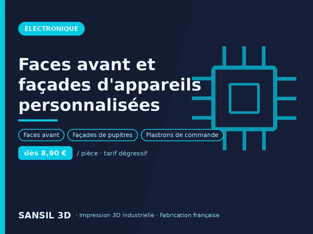 Faces avant et façades d'appareils personnalisées