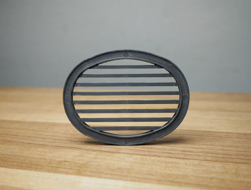 Grille de ventilation ovale 120 x 60 mm