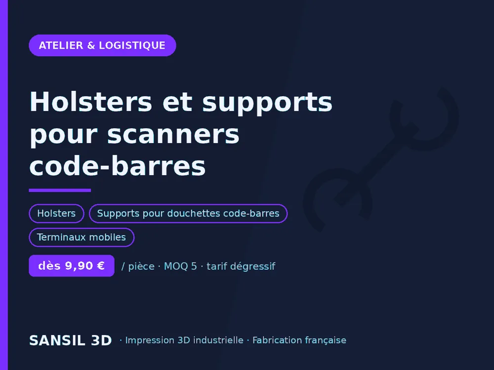 Holsters et supports pour scanners code-barres