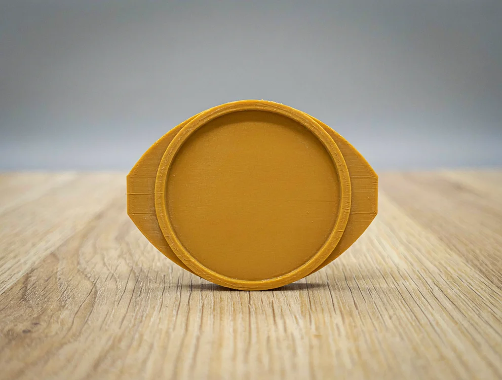 Médaille ronde à bordure en relief diamètre 50 mm