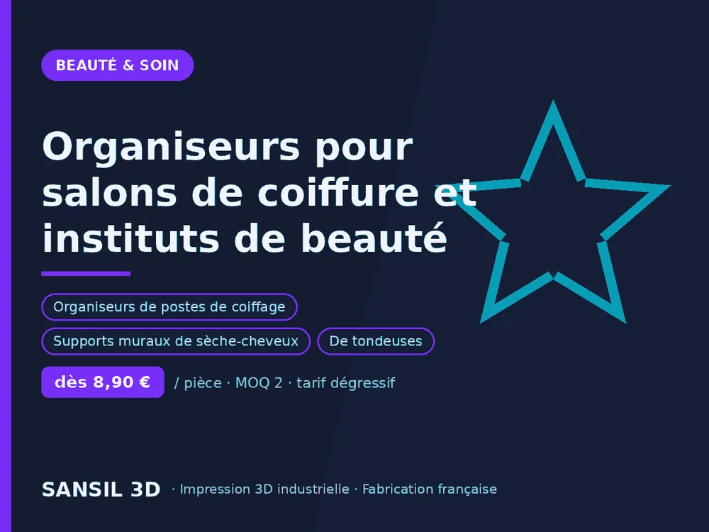 Organiseurs pour salons de coiffure et instituts de beauté