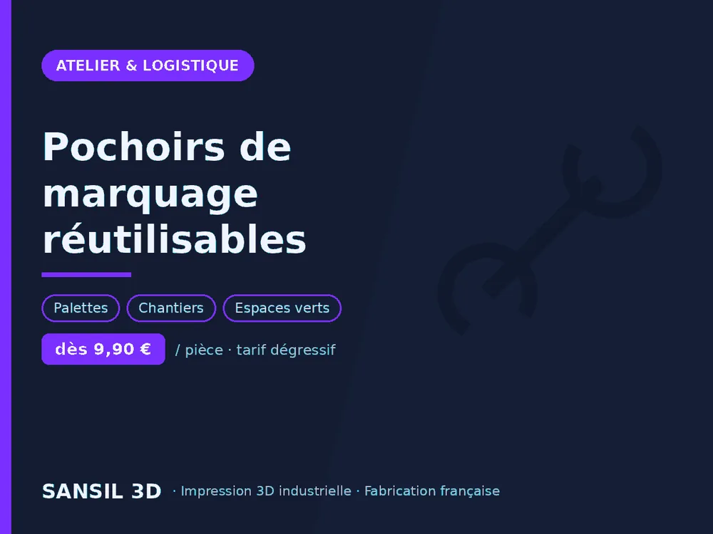 Pochoirs de marquage réutilisables
