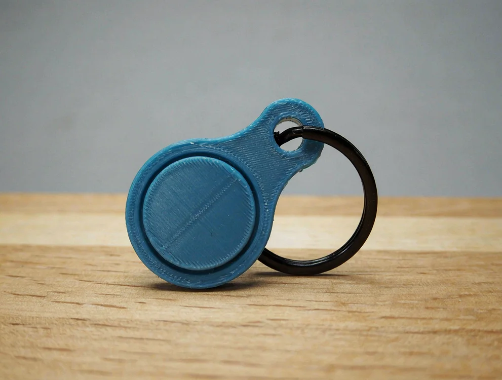 Porte-clés à jeton de caddie intégré