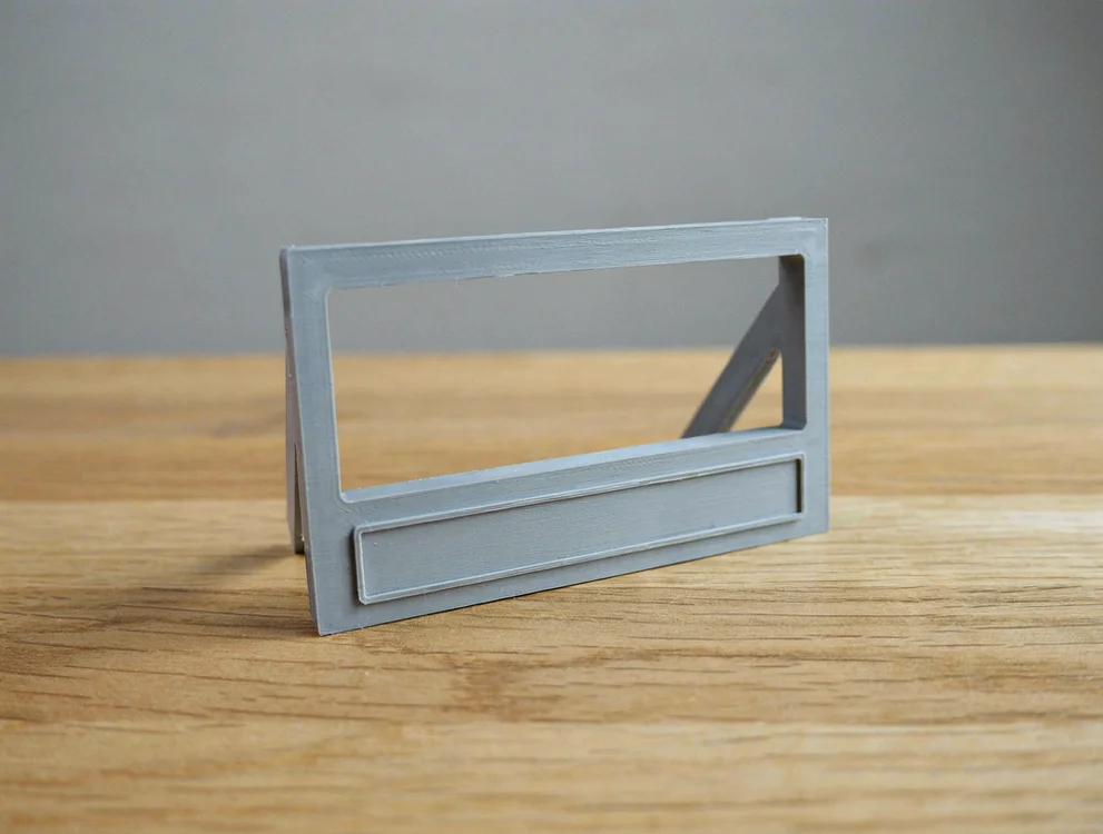 Porte-étiquette de palette gravé au repère client