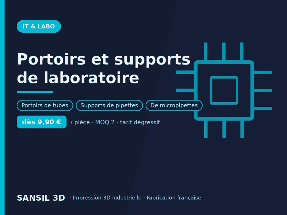 Portoirs et supports de laboratoire