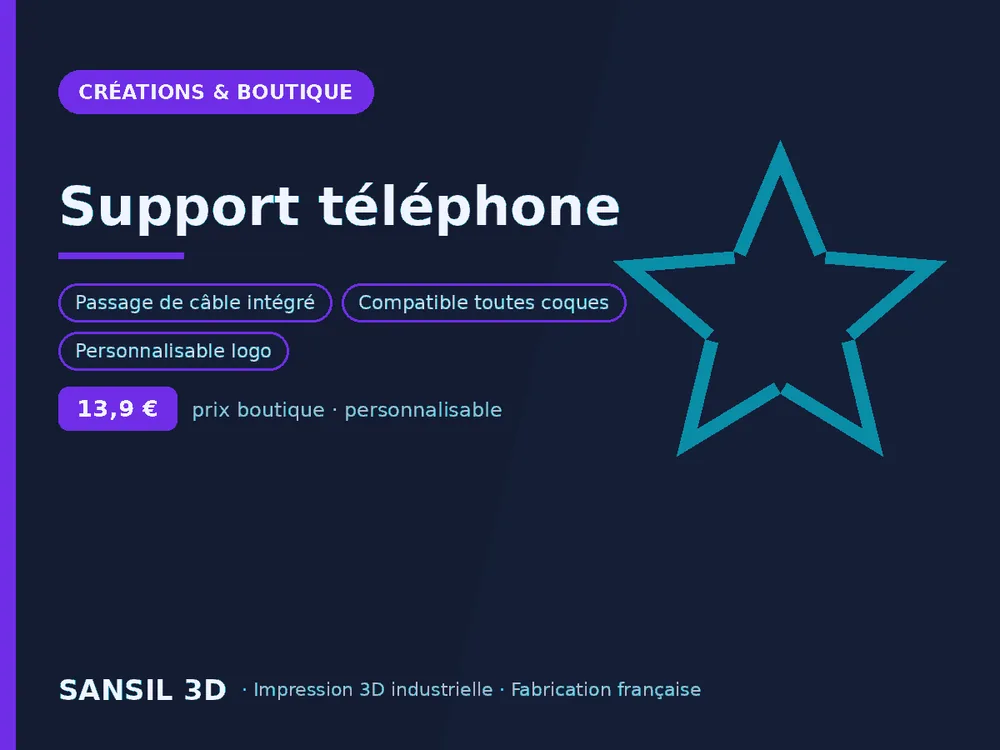 Support téléphone